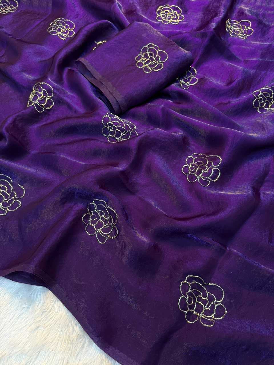 Space Silk Designer Saree