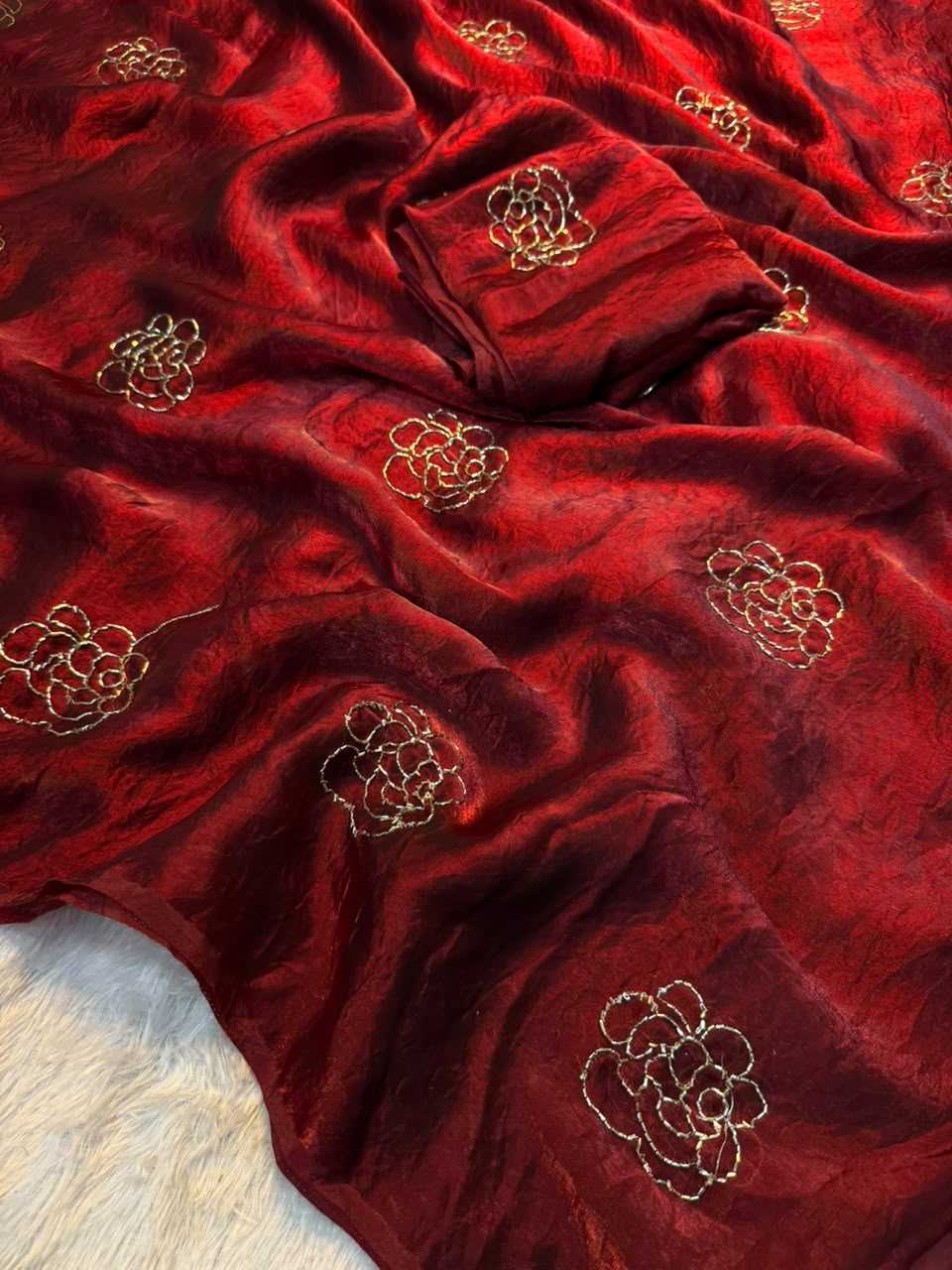 Space Silk Designer Saree