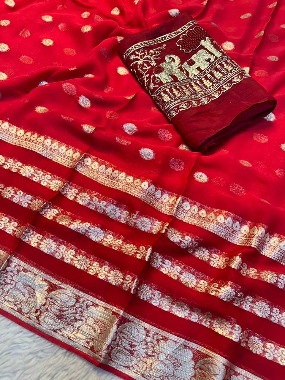 Georgette Designer Saree