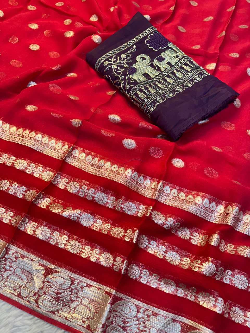 Georgette Designer Saree
