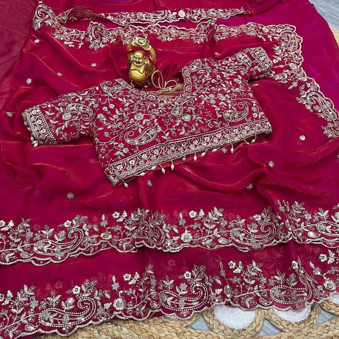Satin Designer Saree