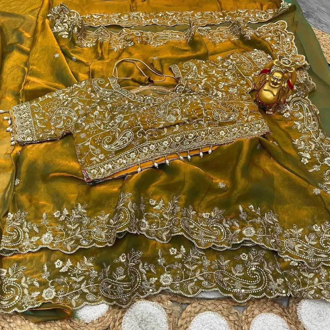 Satin Designer Saree