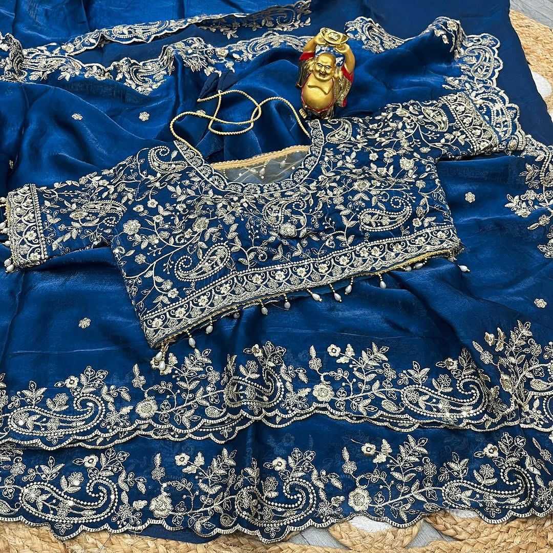 Satin Designer Saree