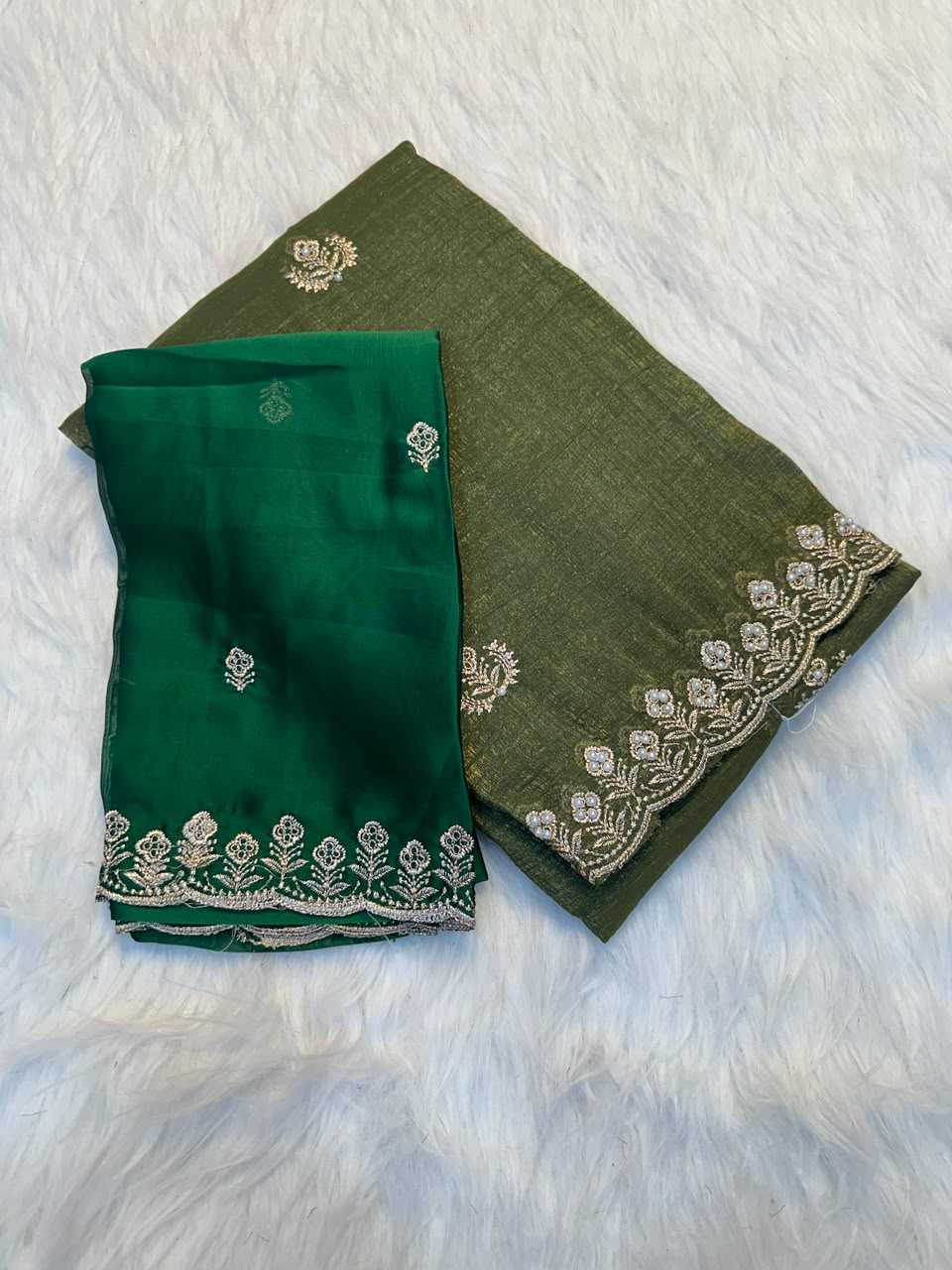 Crush Silk Designer Saree