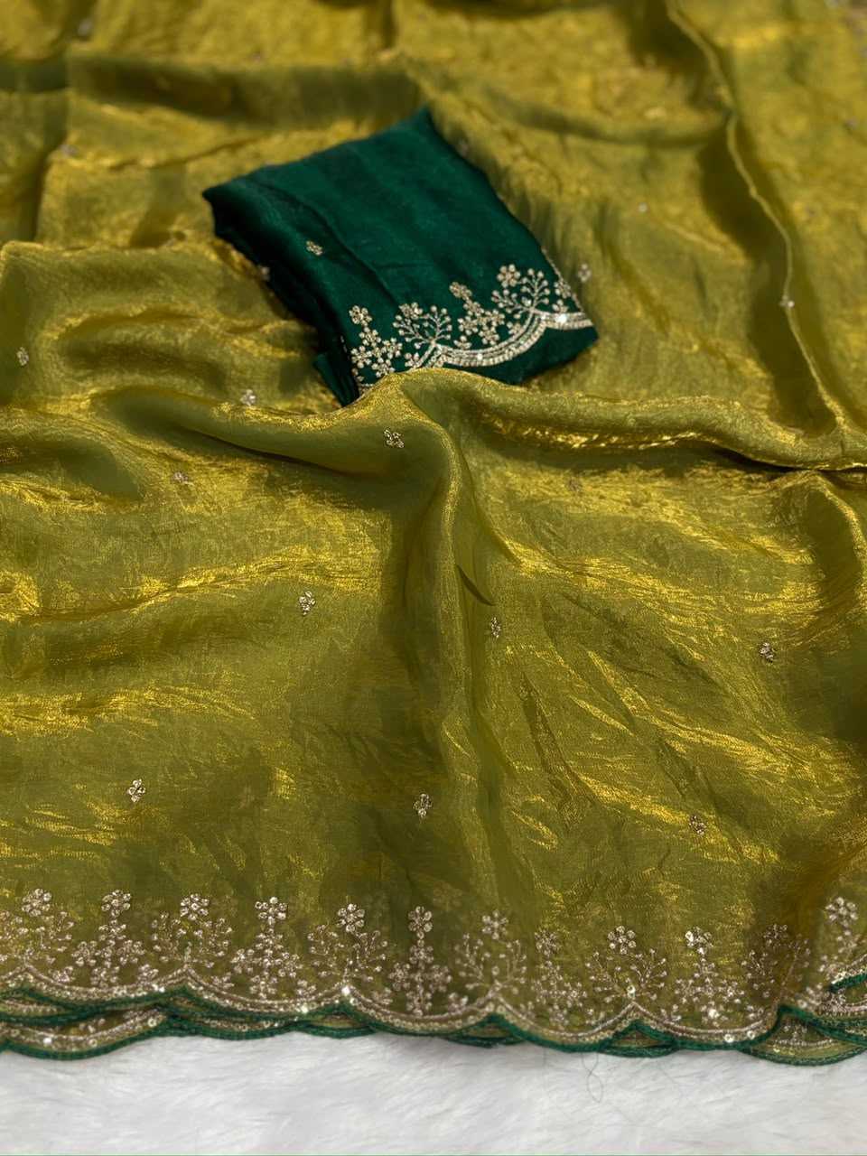 Satin Designer Saree