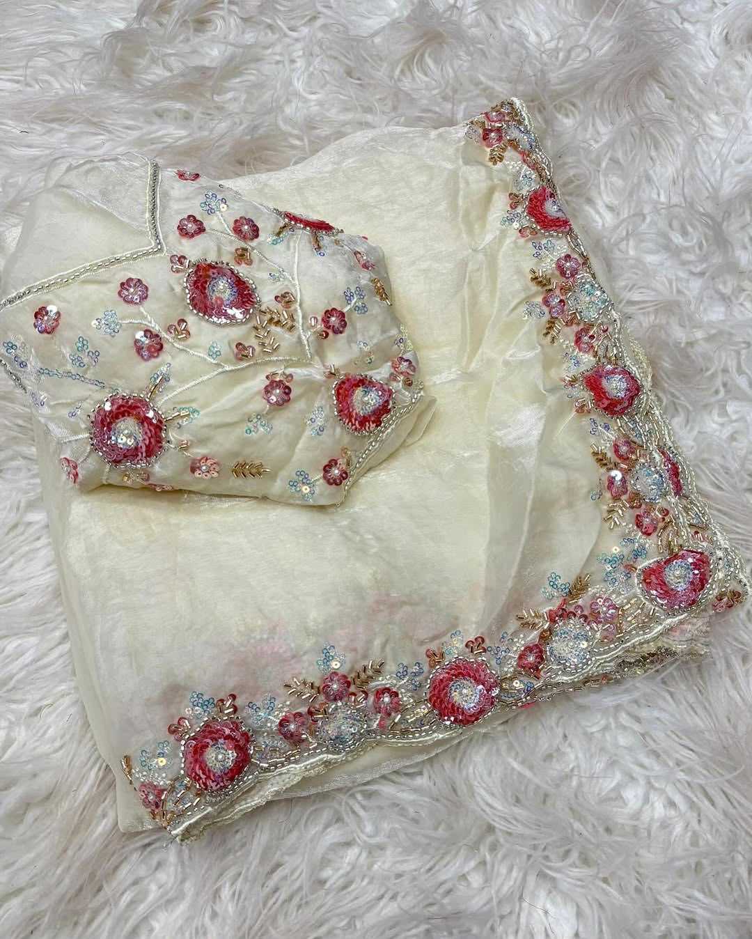 Fancy Sequin Saree