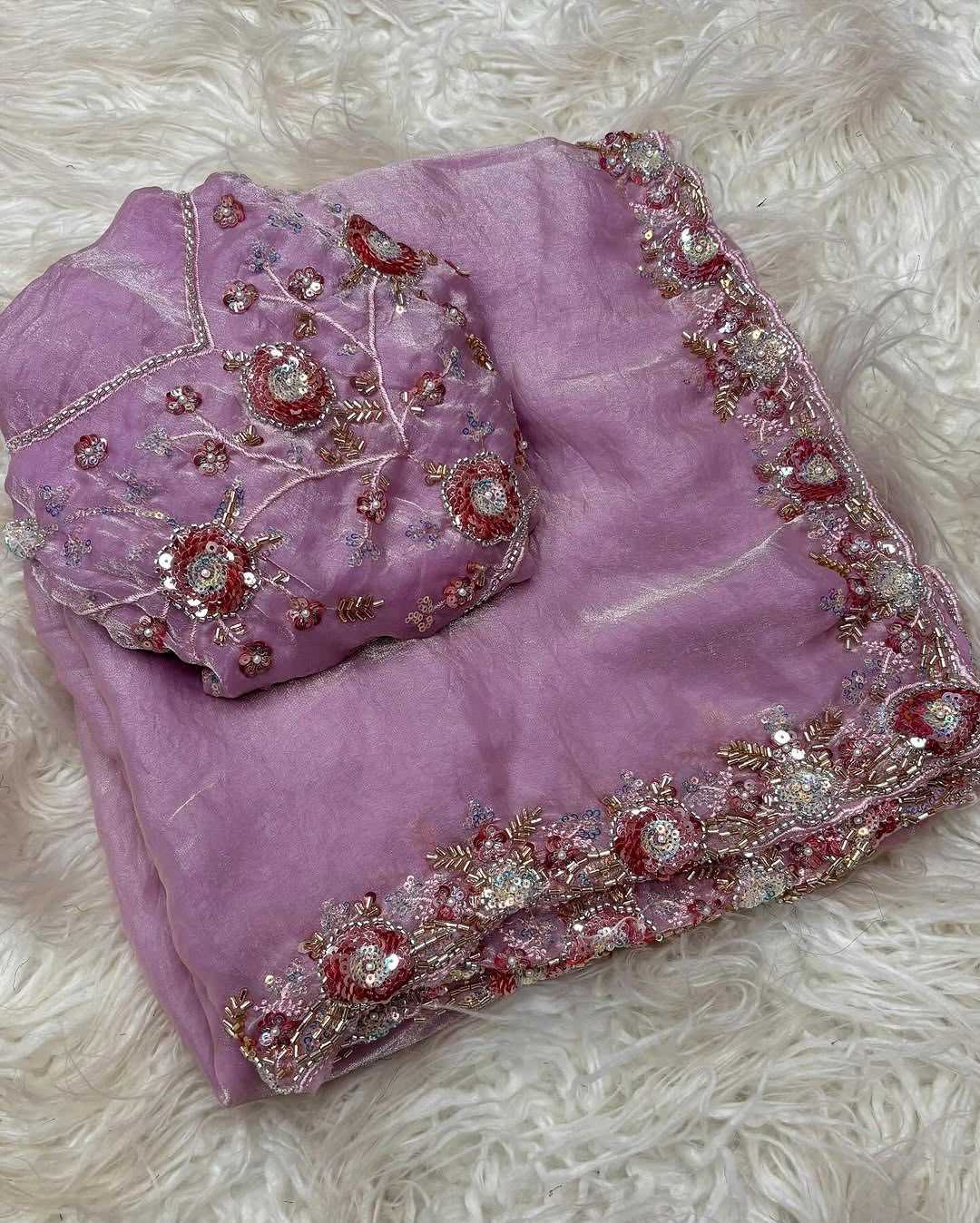 Fancy Sequin Saree