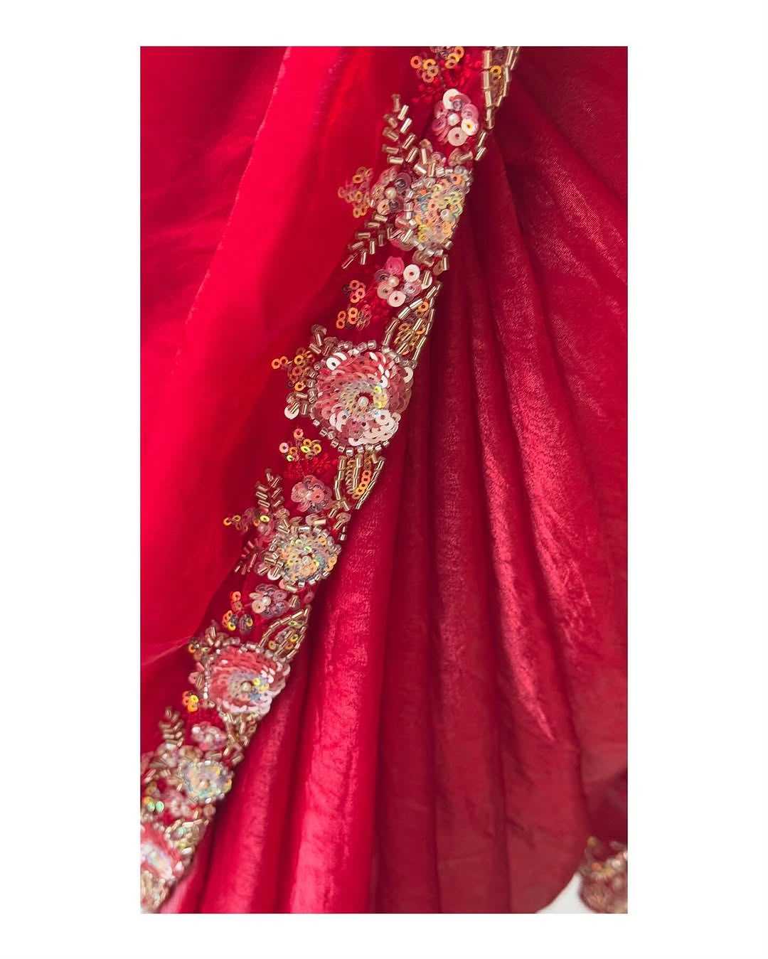 Fancy Sequin Saree