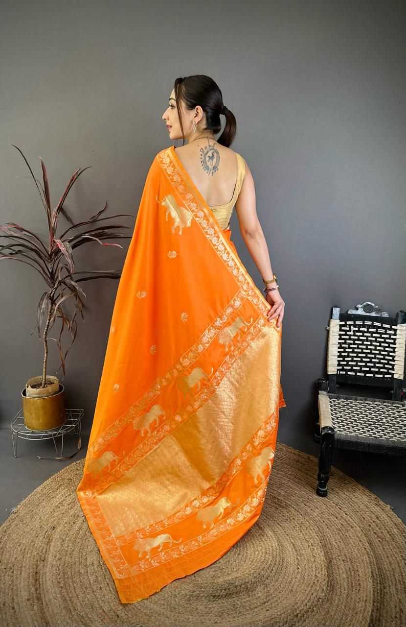 Banarasi Soft Silk Handloom Saree