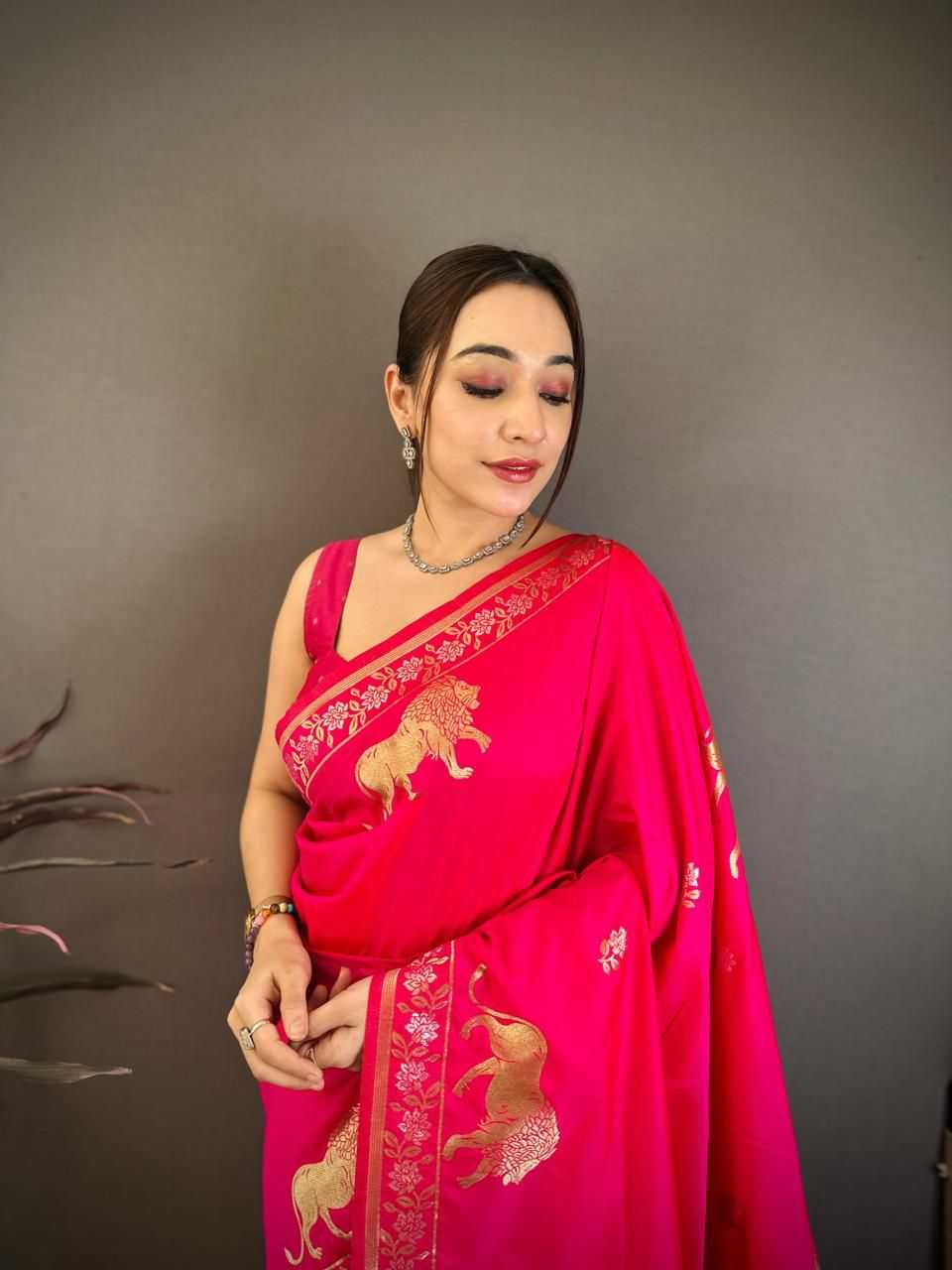 Banarasi Soft Silk Handloom Saree