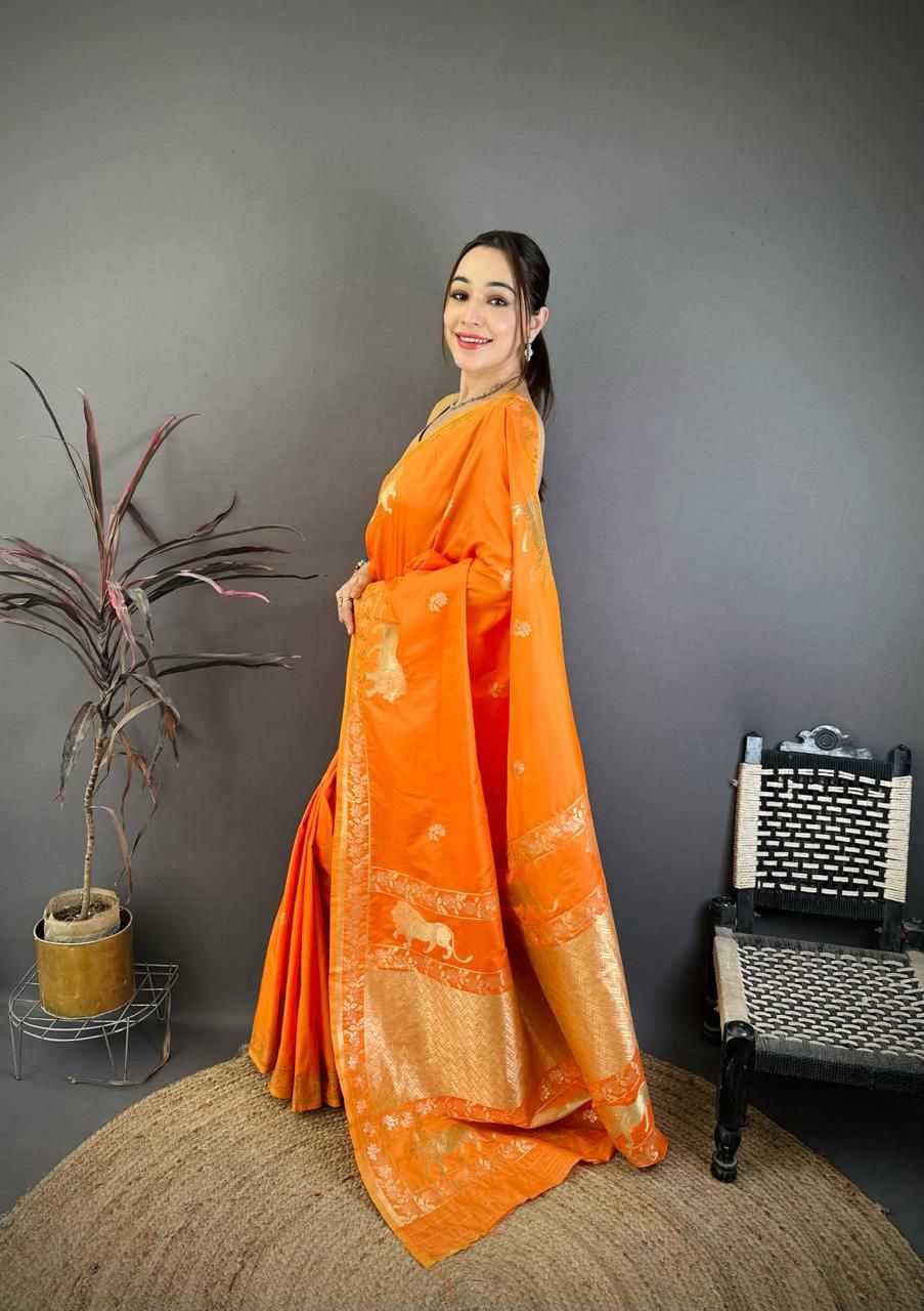 Banarasi Soft Silk Handloom Saree