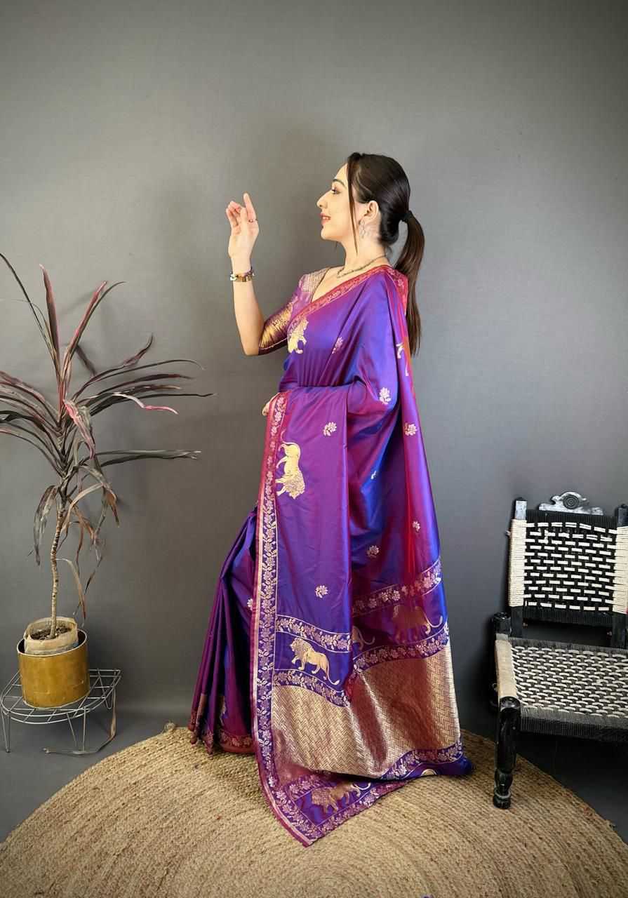 Banarasi Soft Silk Handloom Saree