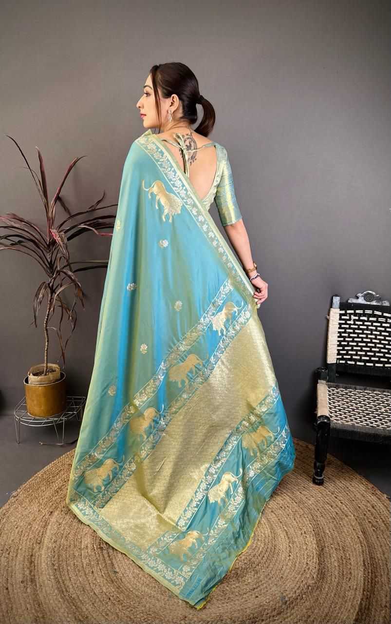 Banarasi Soft Silk Handloom Saree