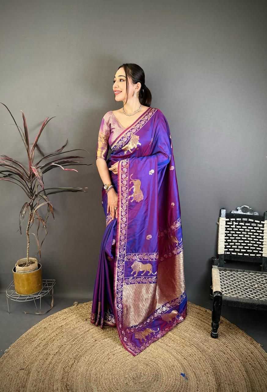 Banarasi Soft Silk Handloom Saree