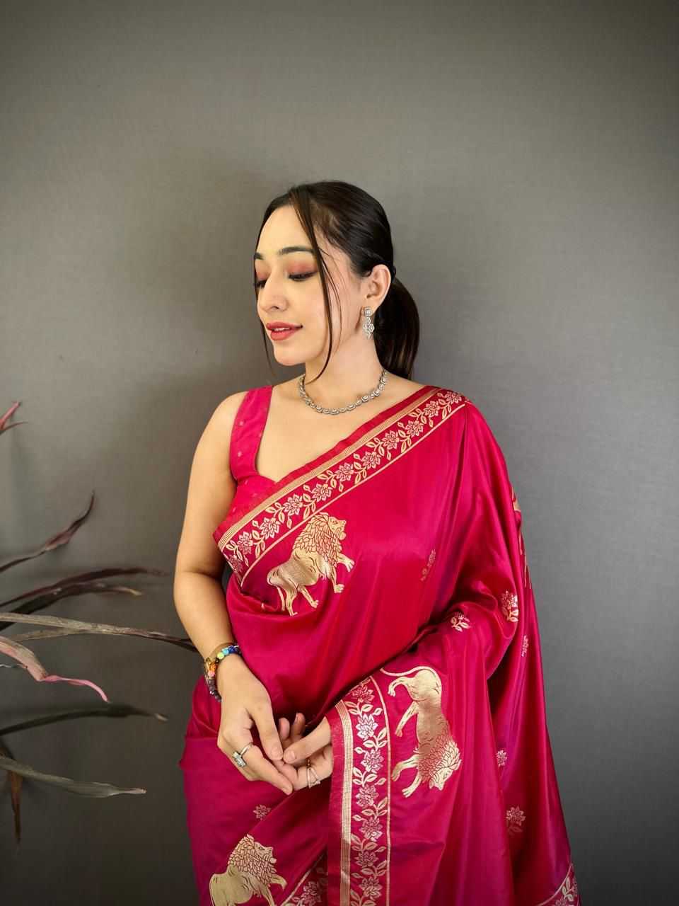 Banarasi Soft Silk Handloom Saree