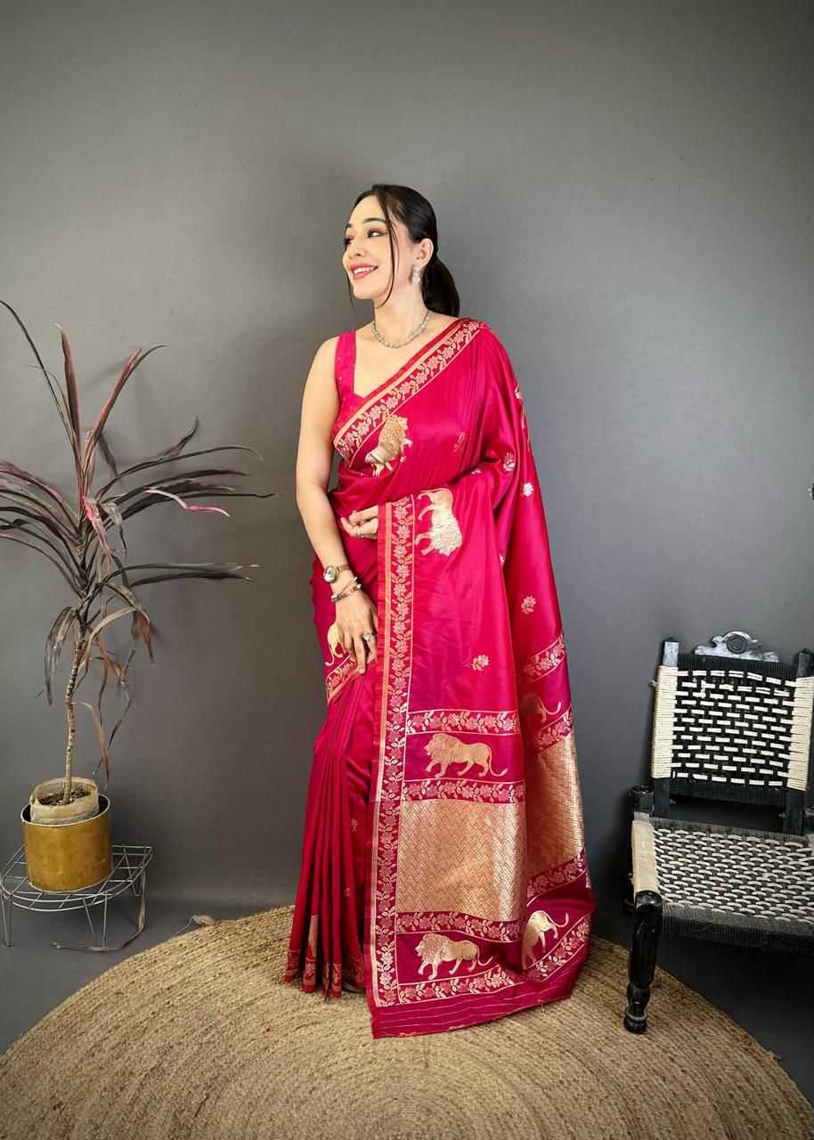 Banarasi Soft Silk Handloom Saree