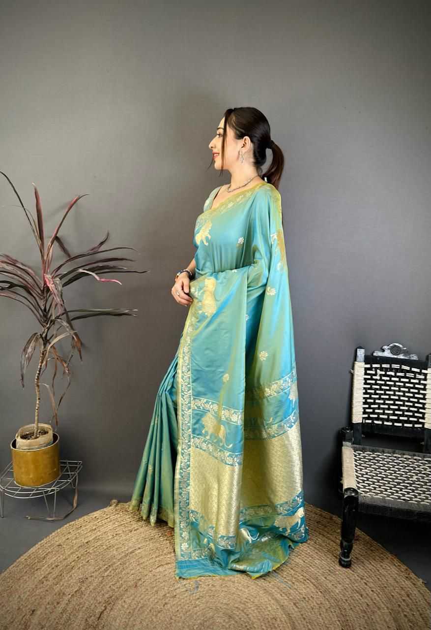 Banarasi Soft Silk Handloom Saree