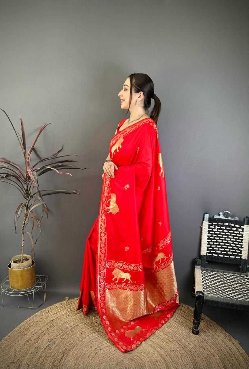 Banarasi Soft Silk Handloom Saree