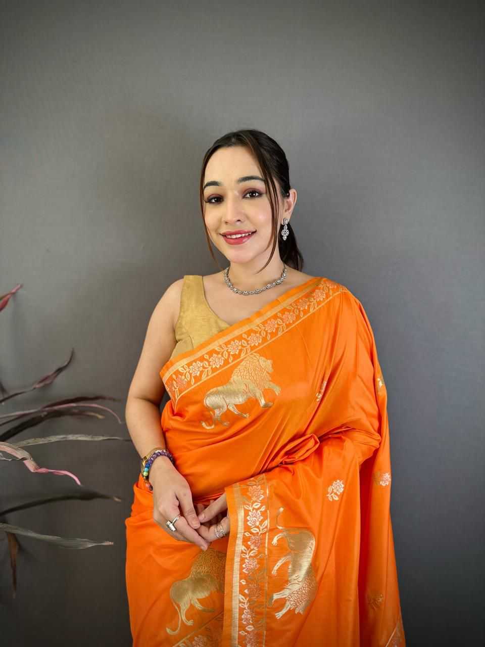 Banarasi Soft Silk Handloom Saree