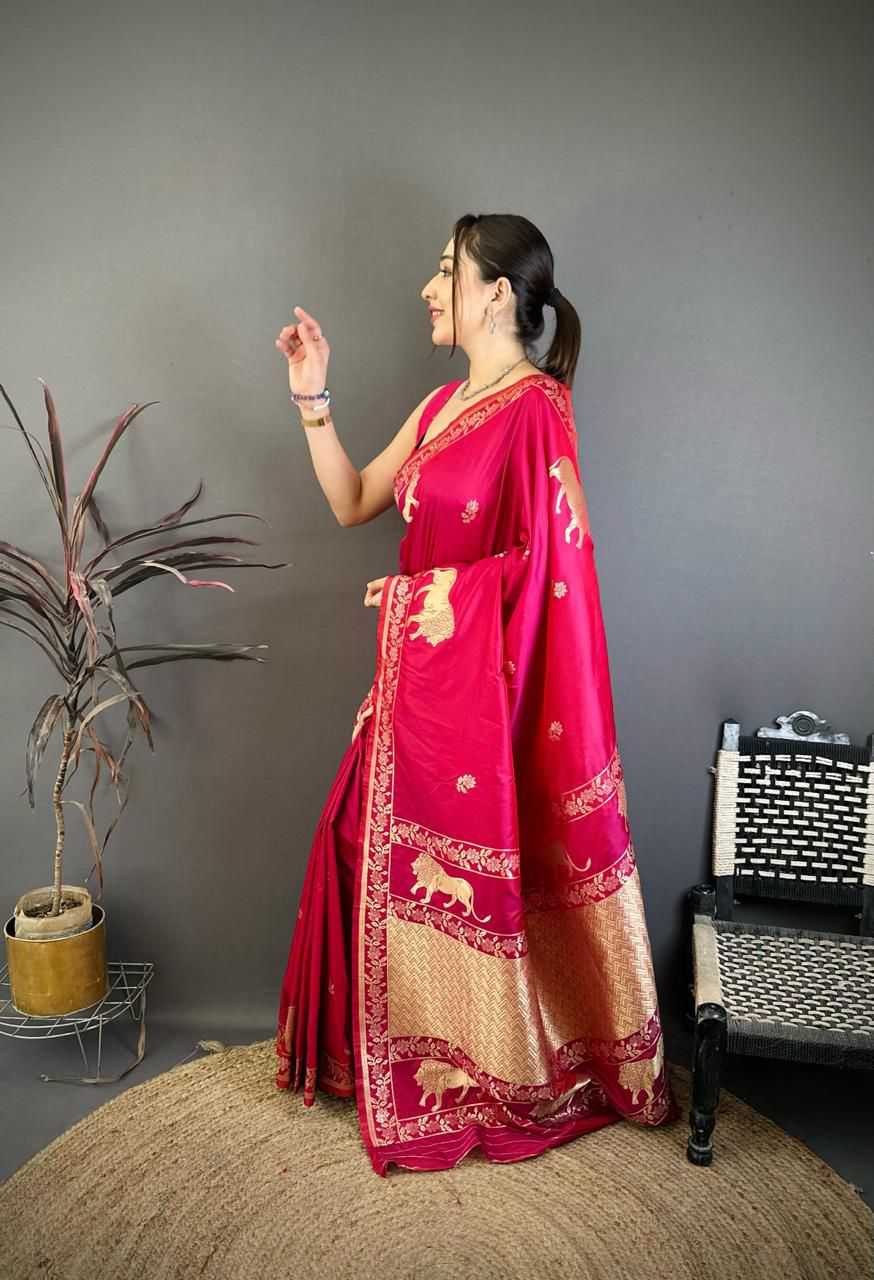 Banarasi Soft Silk Handloom Saree