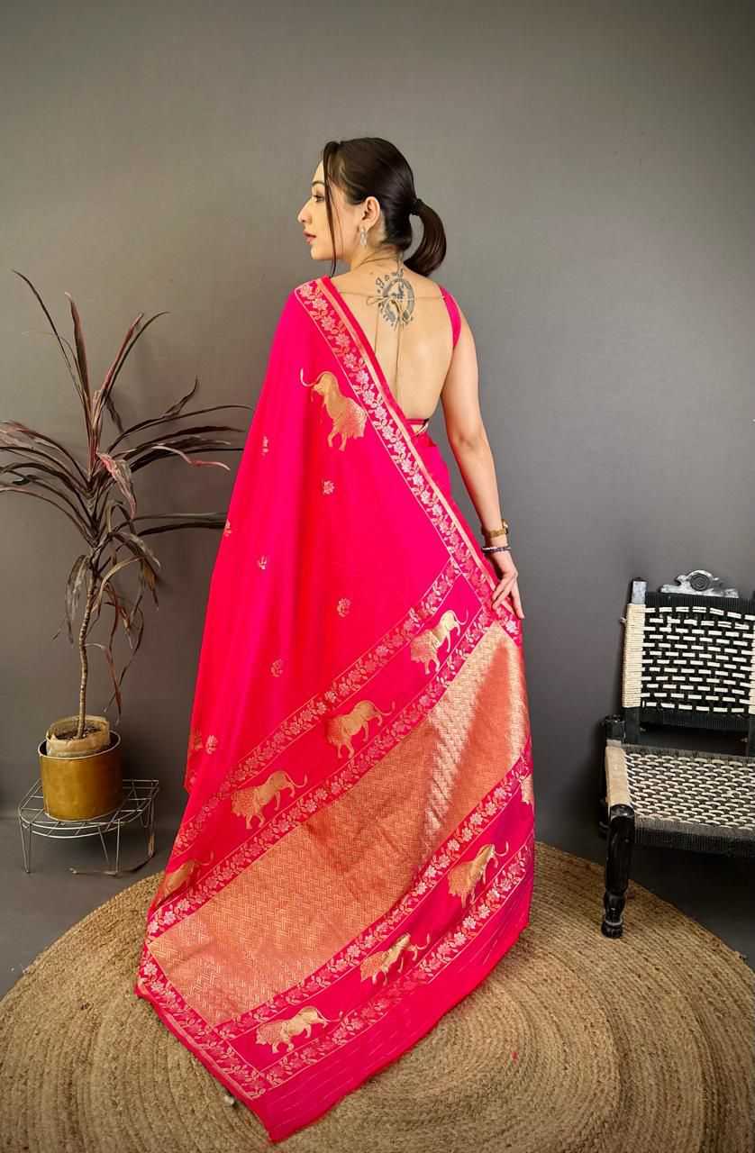 Banarasi Soft Silk Handloom Saree