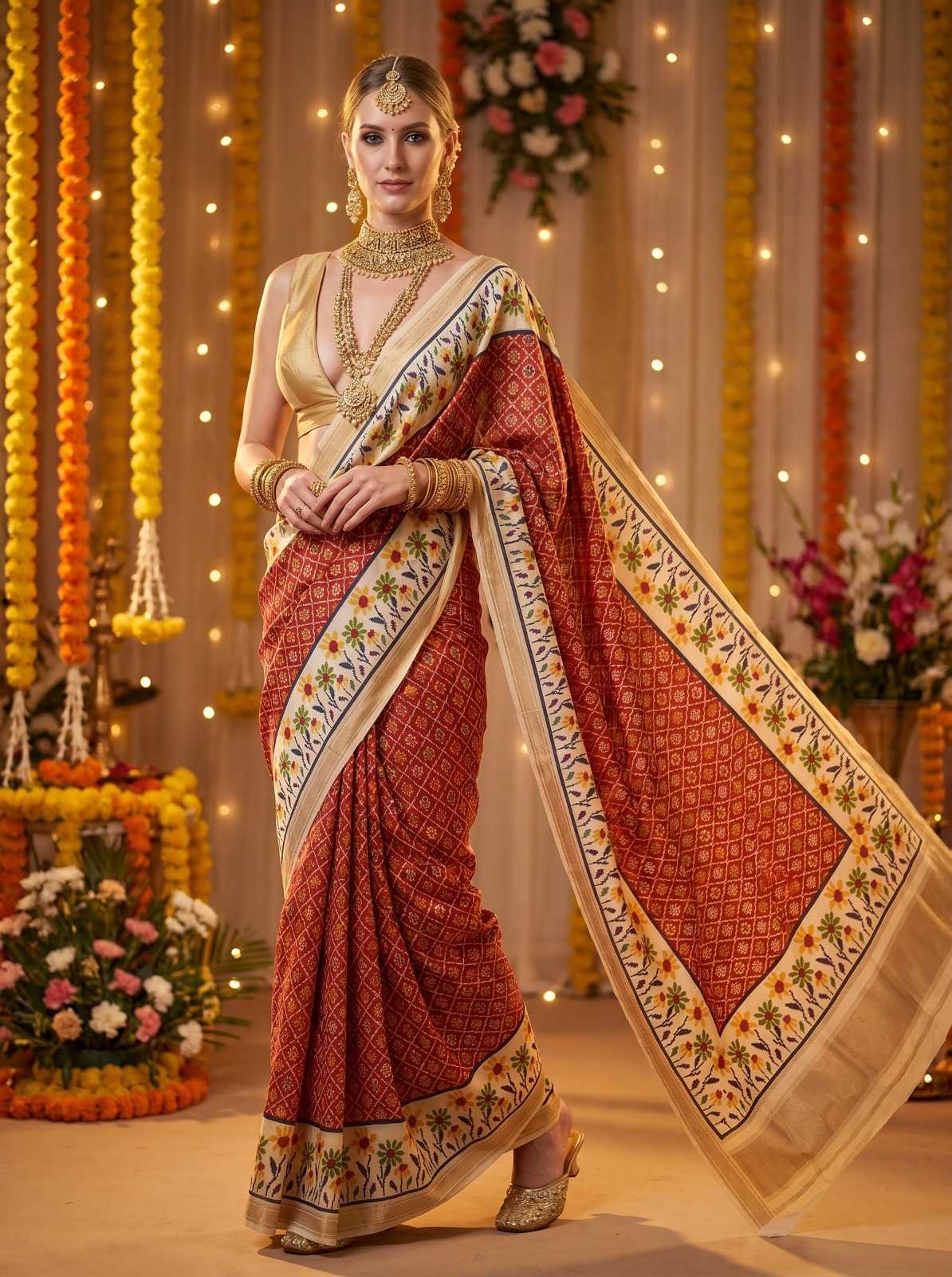 Cotton Designer Saree