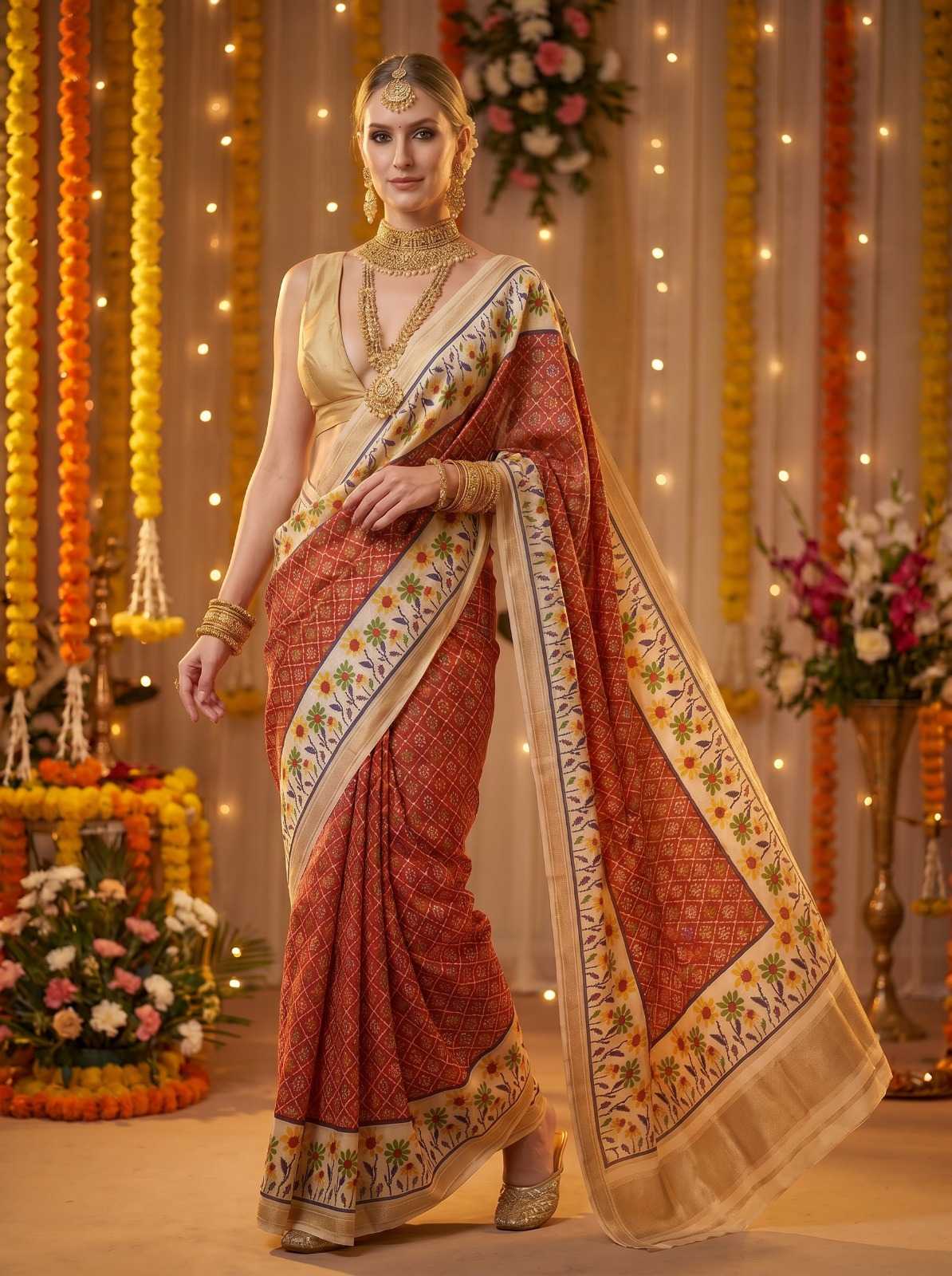 Cotton Designer Saree