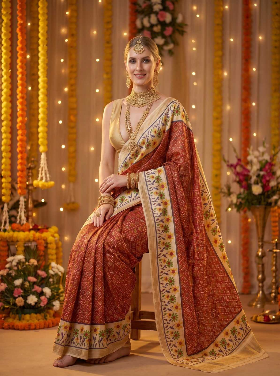 Cotton Designer Saree