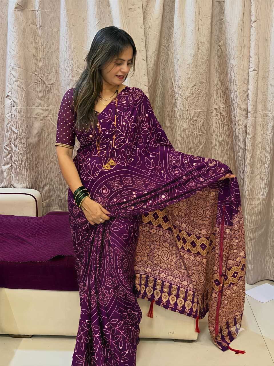 Viscose Printed Saree