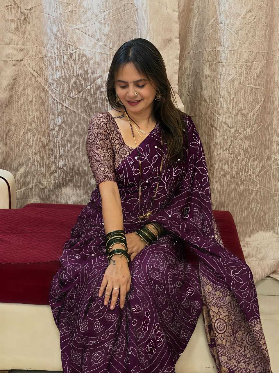 Viscose Printed Saree