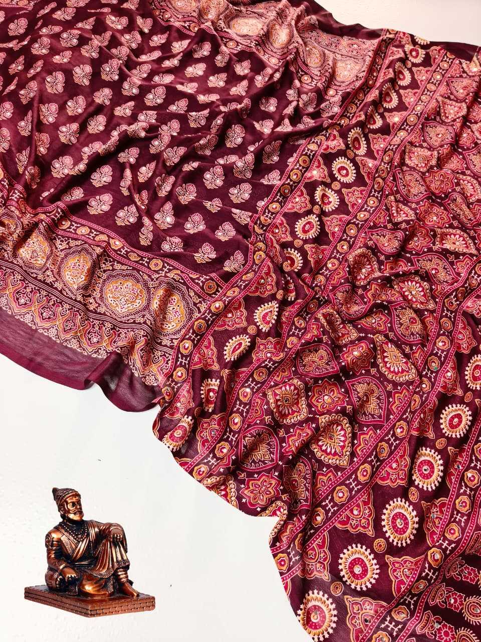 Satin Designer Saree