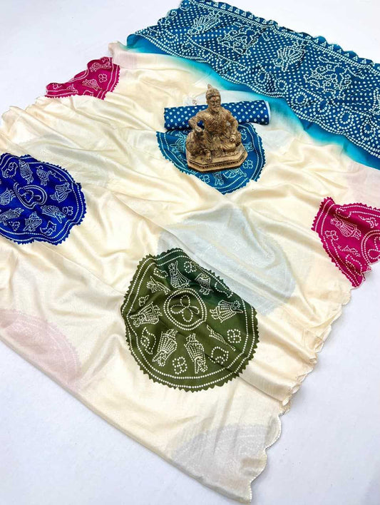 Crepe Silk Printed Saree