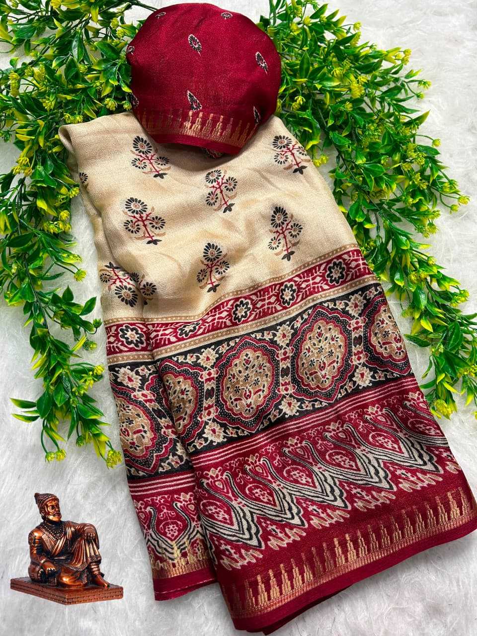 Premium Silk Printed Saree