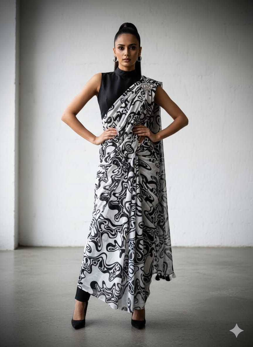 Georgette Printed Saree