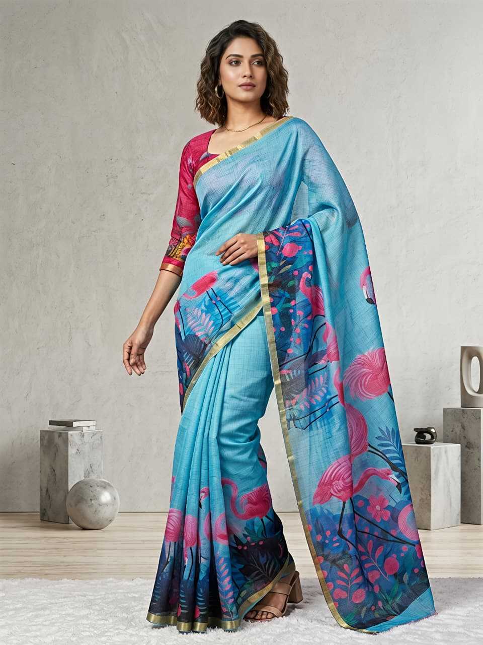 Printed Saree