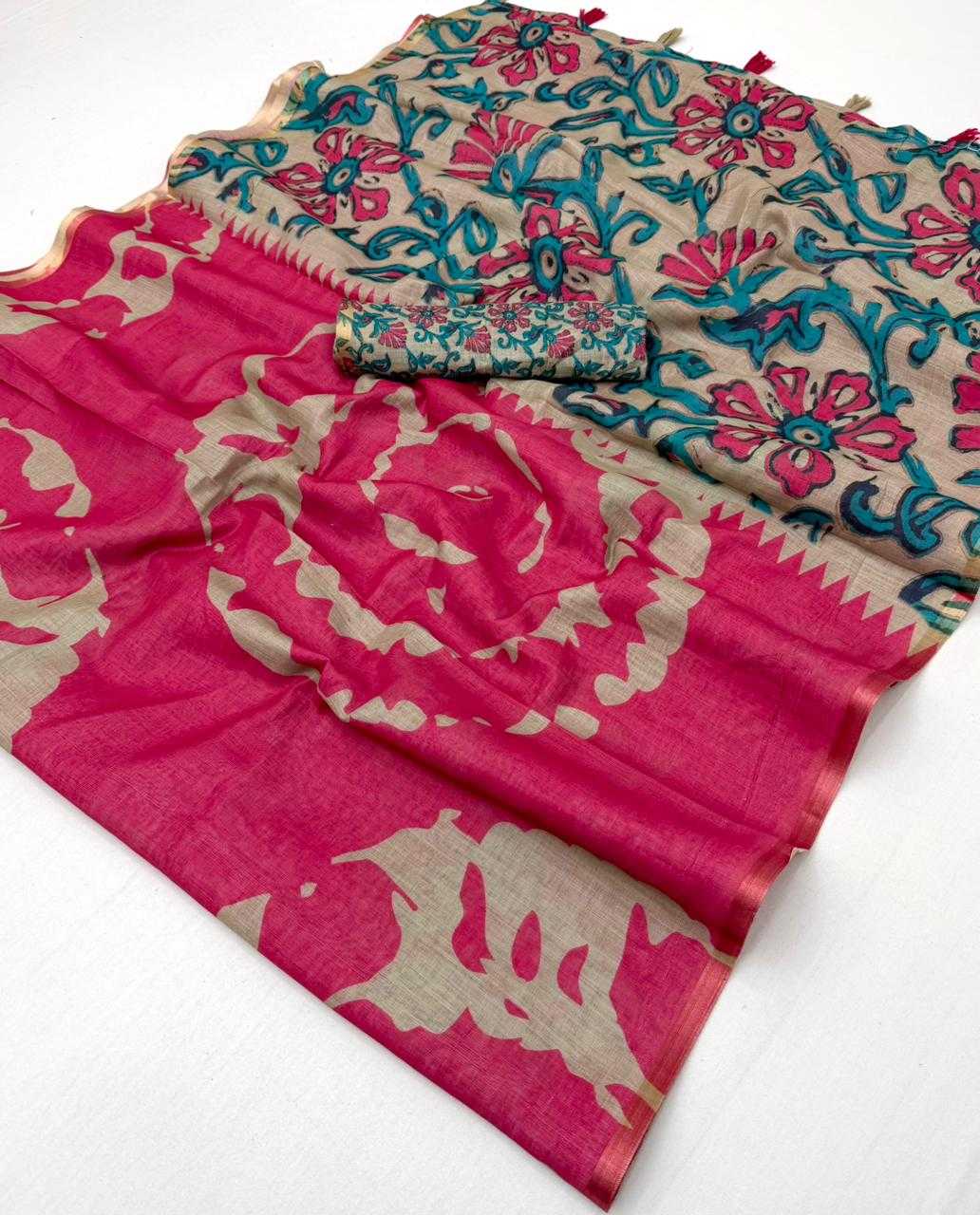 Printed Saree