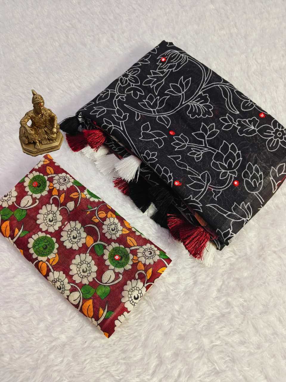 Linen Printed Saree