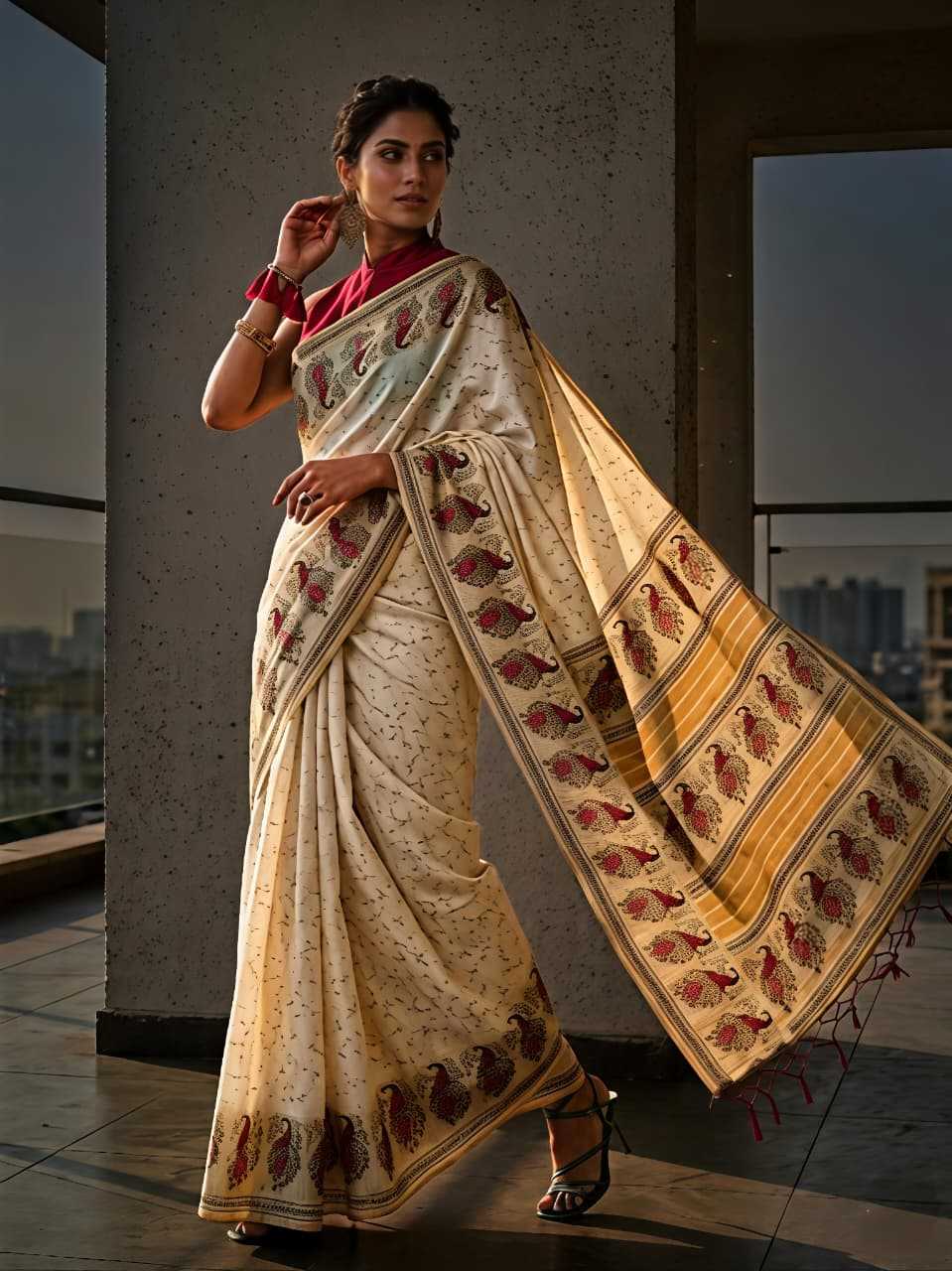Printed Saree