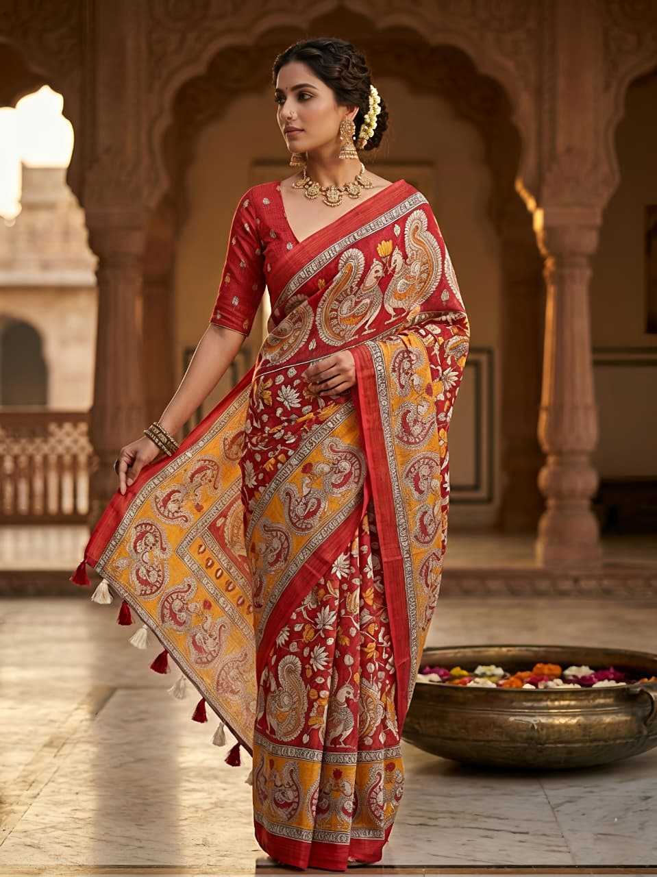 Printed Saree