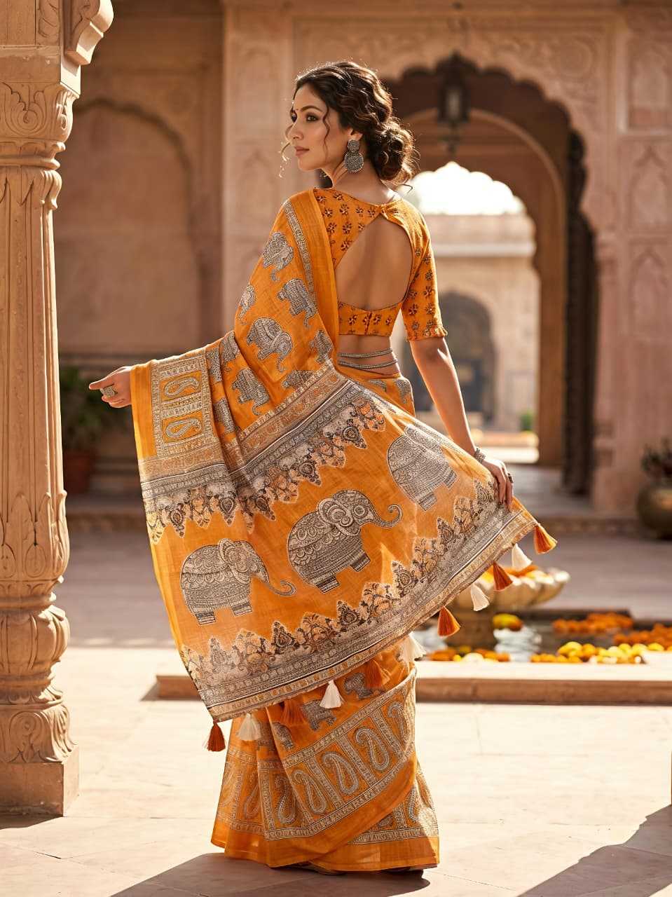 Printed Saree