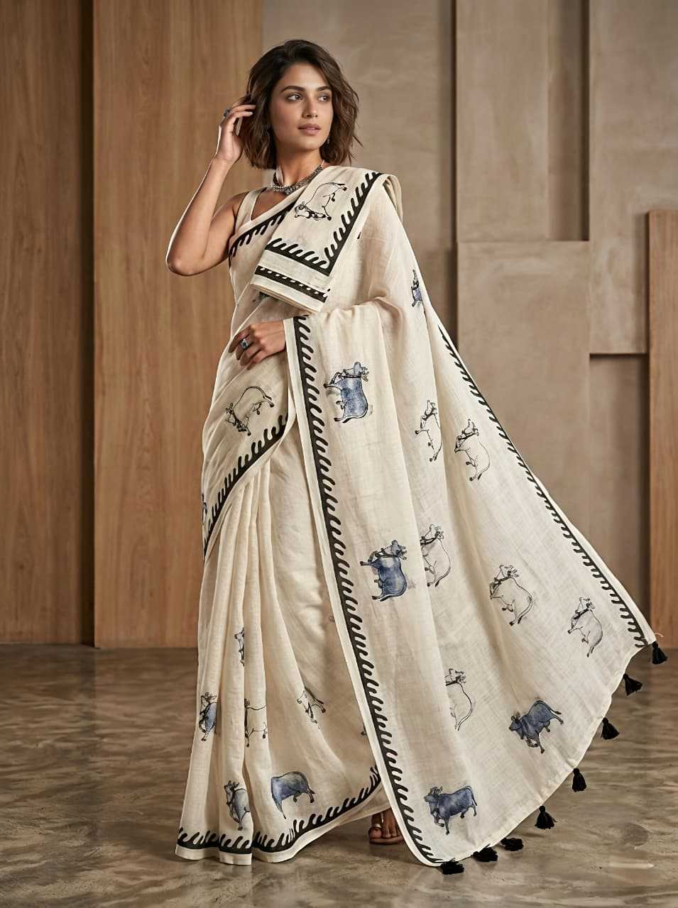 Printed Saree