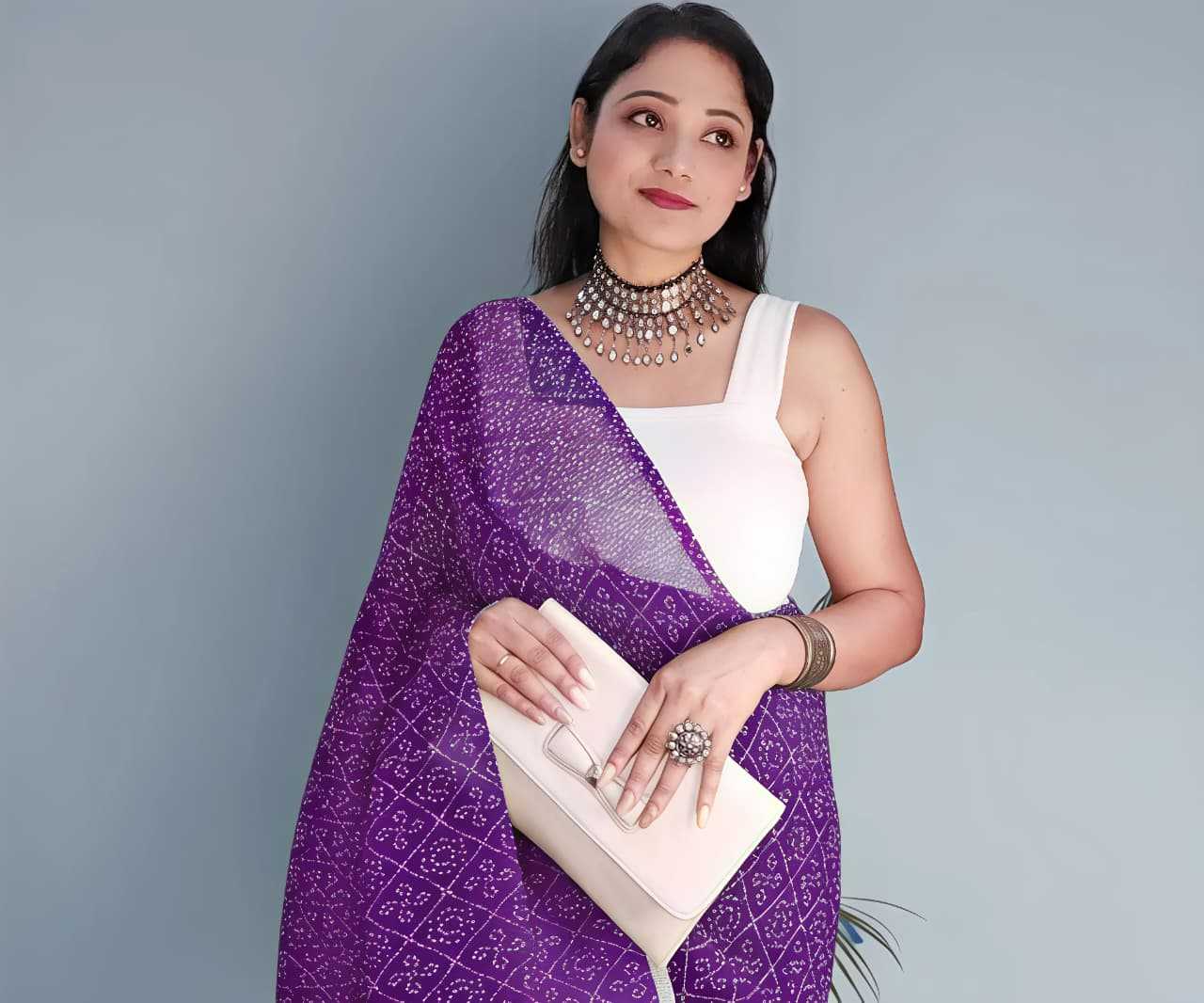 Printed Saree