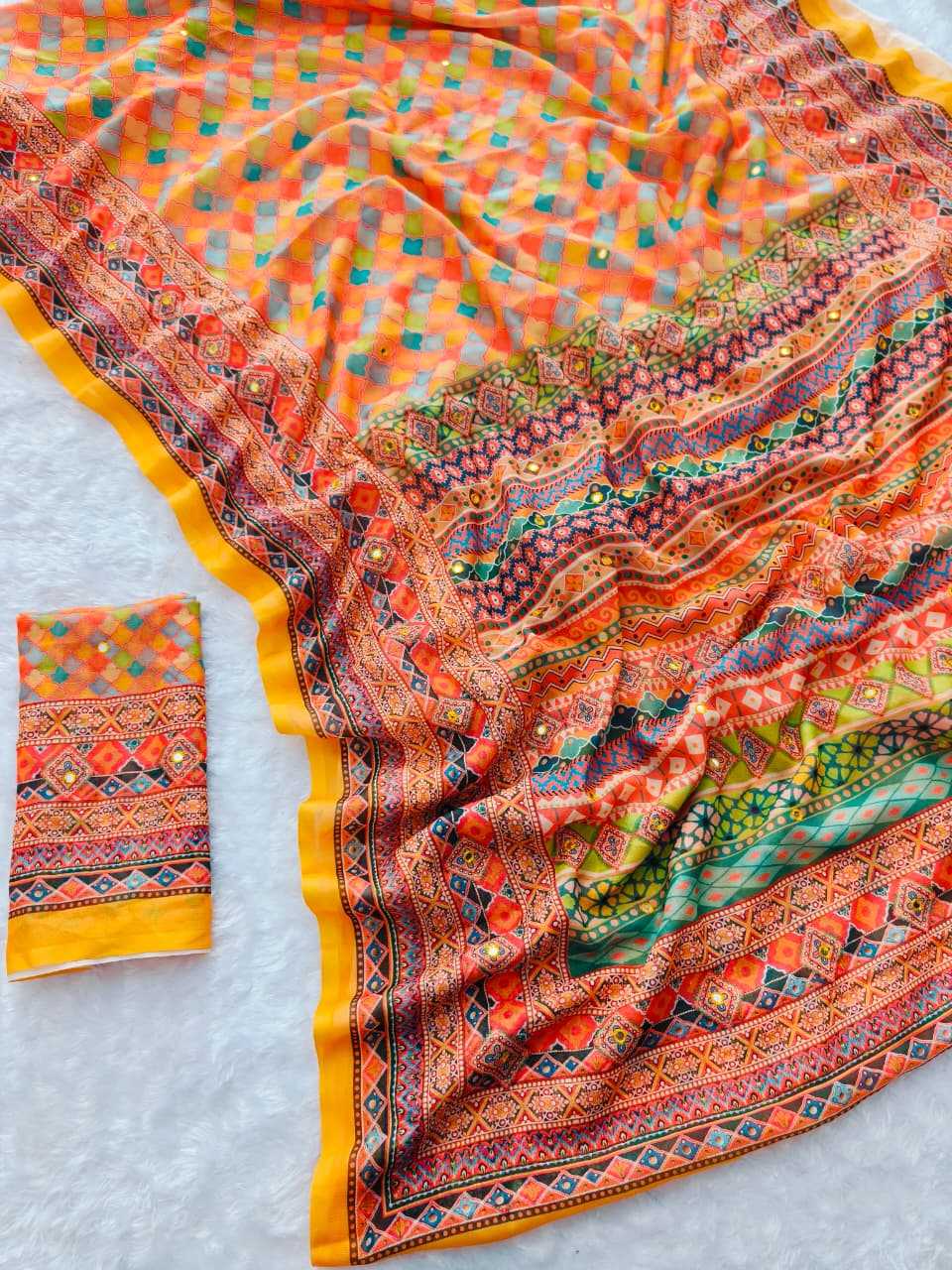 Printed Saree