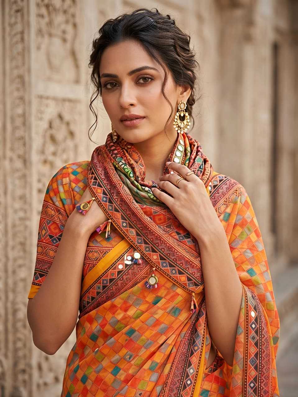 Printed Saree