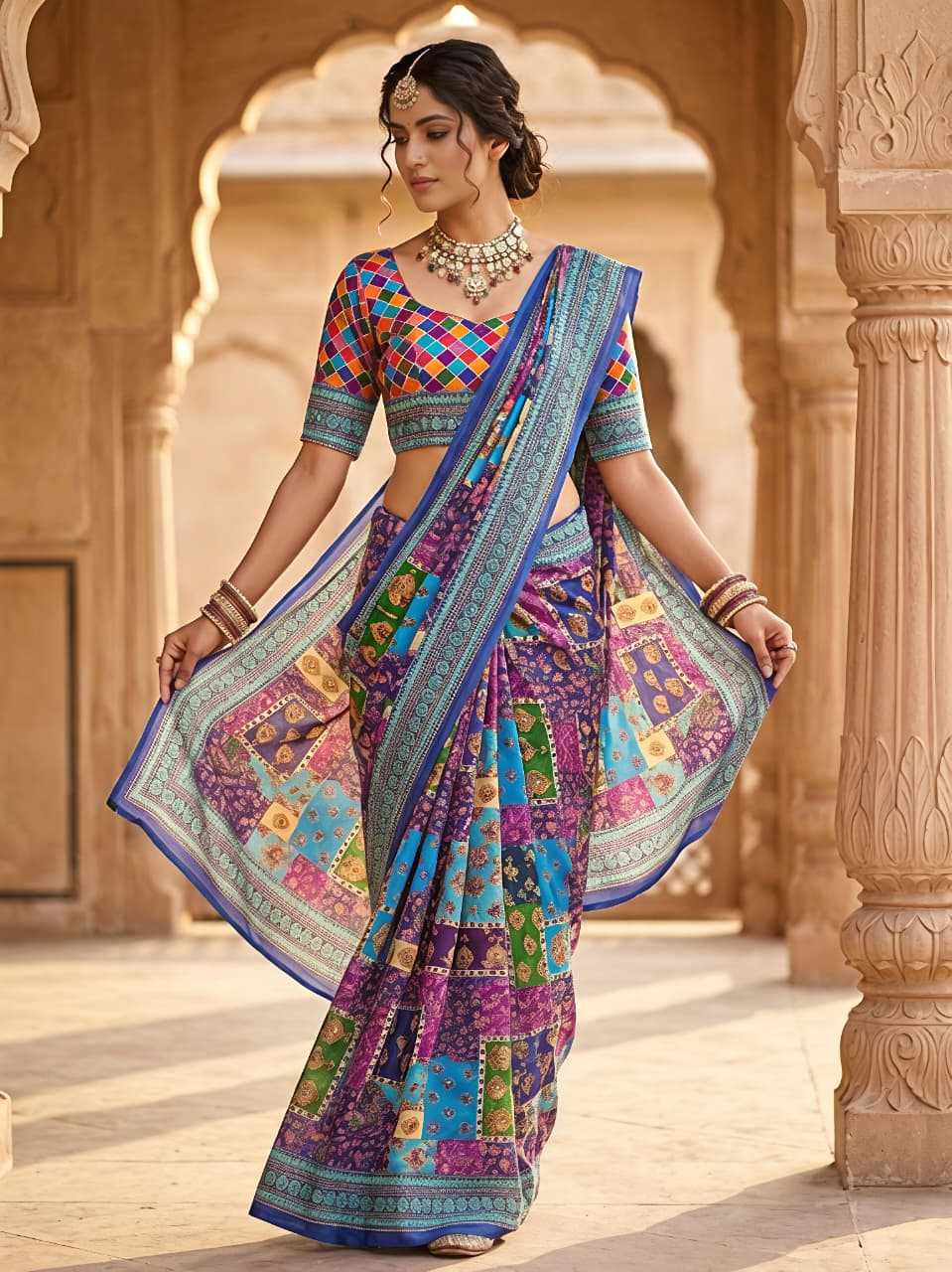 Printed Saree