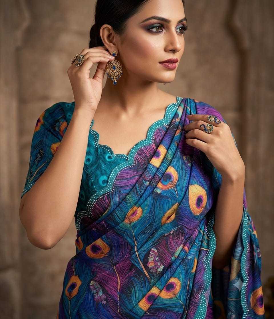 Printed Saree