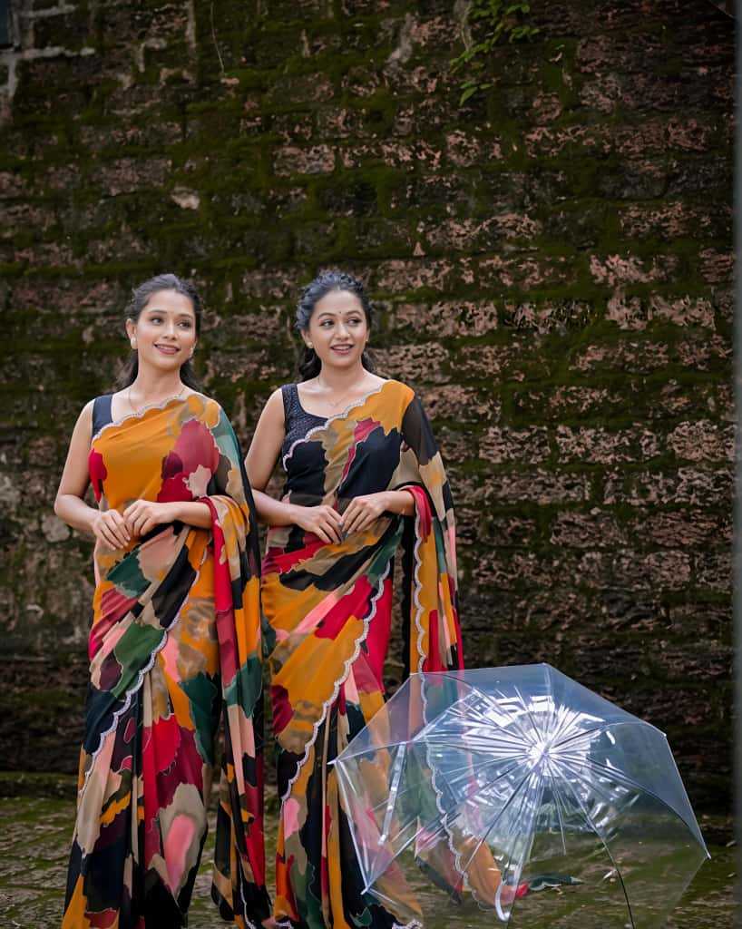 Printed Saree