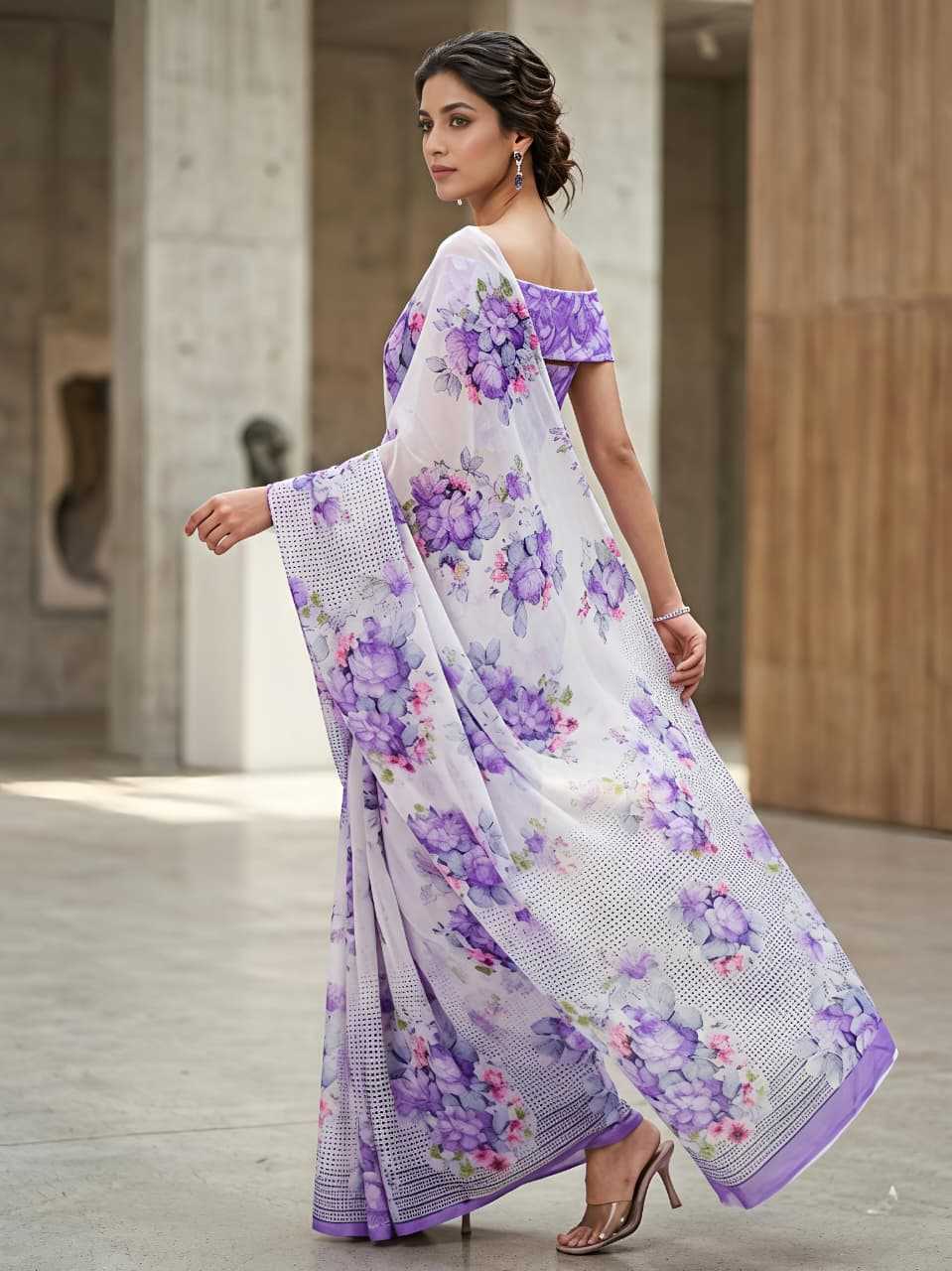 Printed Saree