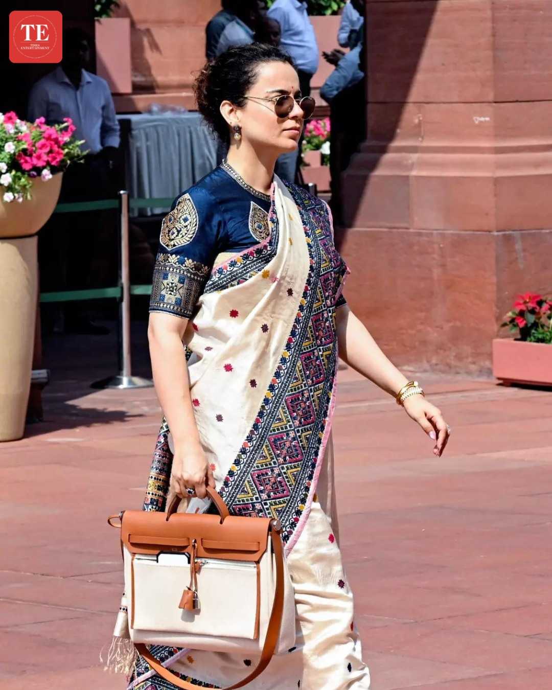 Mulberry Printed Silk Saree
