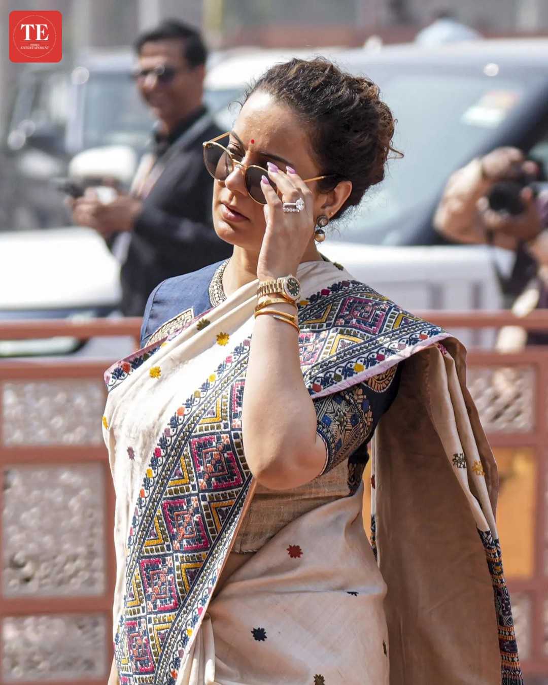 Mulberry Printed Silk Saree